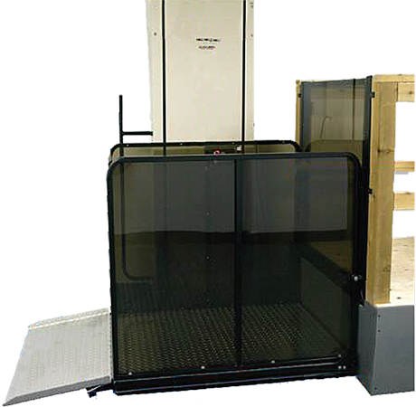 Inclinator Serenity™ Vertical Platform Lift side view