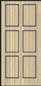 Waupaca 6 panel symmetrical door design