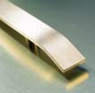 Brushed Brass flat rectangle bar