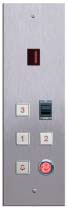 stainless steel pushbutton panel