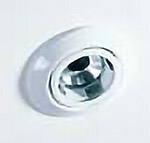 recessed down lights white trim rings
