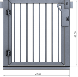 42 Inch Upper Gate Picket