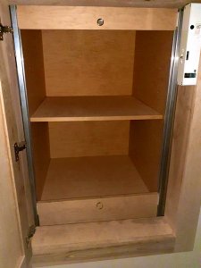 PLI Dumbwaiter doors open position